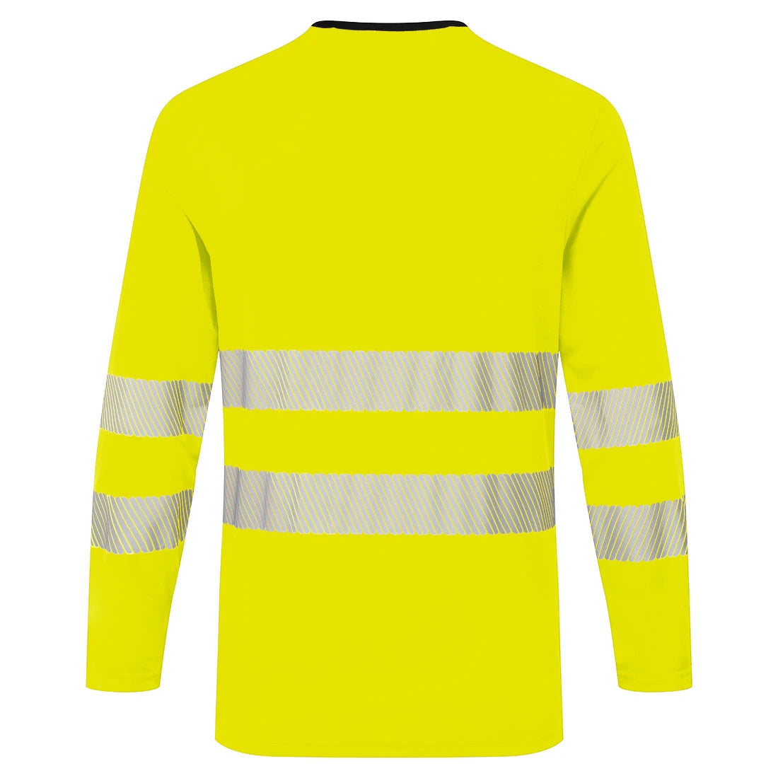 DX4 HI-VIS ZIP POLO SHIRT LONG SLEEVE