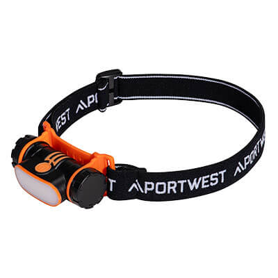 PORTWEST PA70 RECHARGEABLE LED HEAD LIGHT