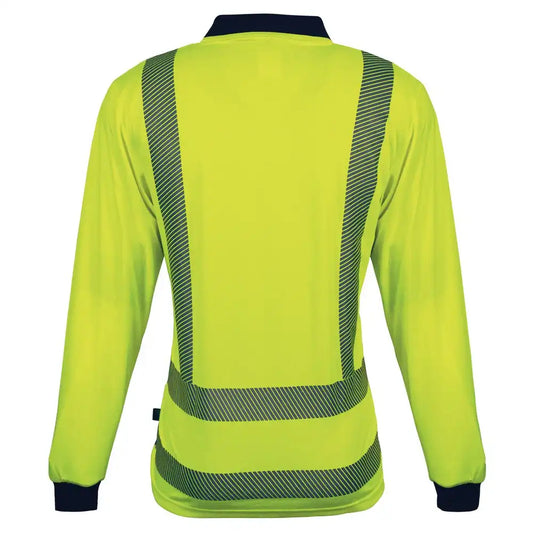 HI-VIS DAY/NIGHT PRIME LONG SLEEVE POLO SHIRT