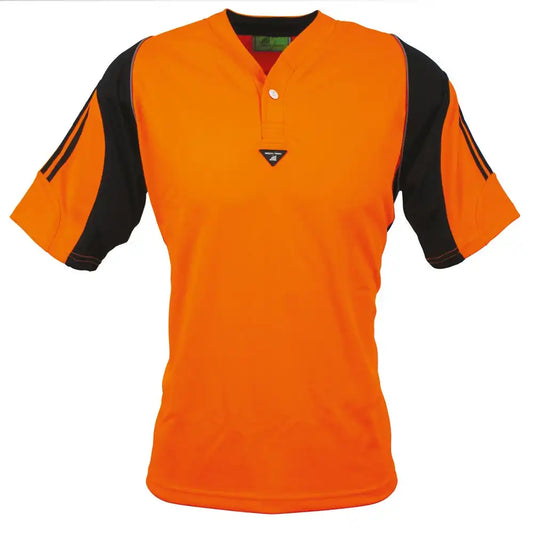 HI-VIS STANDARD NAVY/YELLOW RUGGER SHIRT