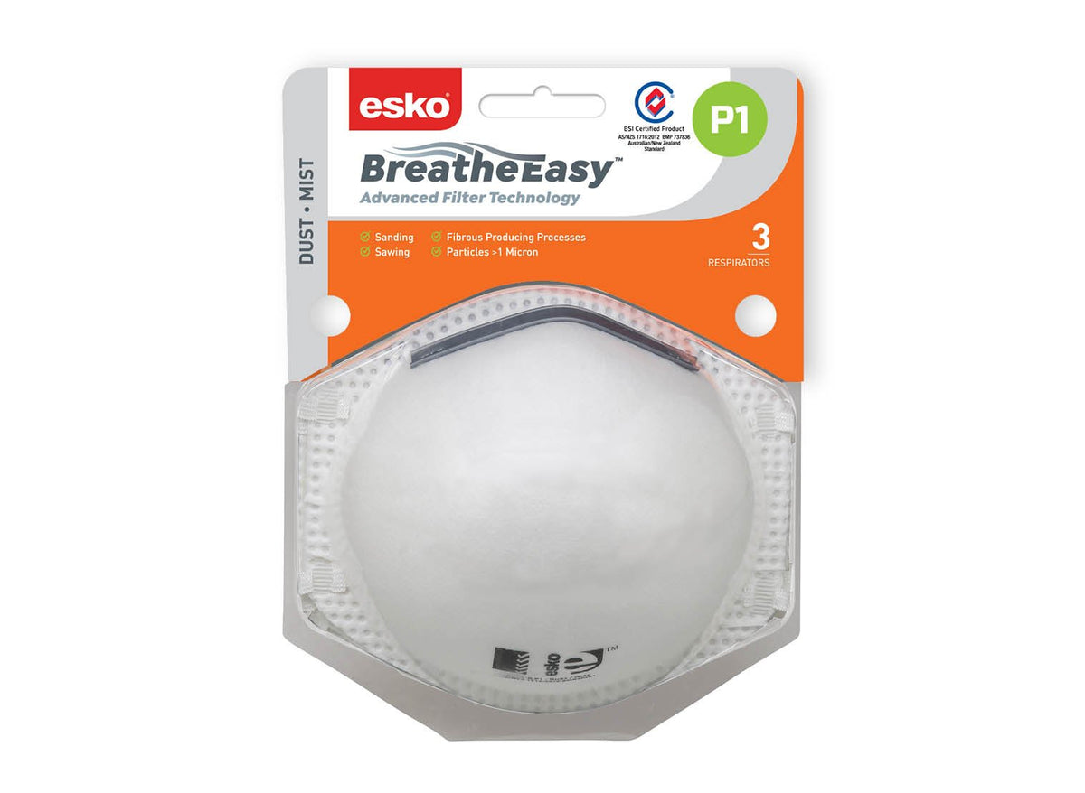 ESKO BREATHE EASY P1 MASK 3 PK
