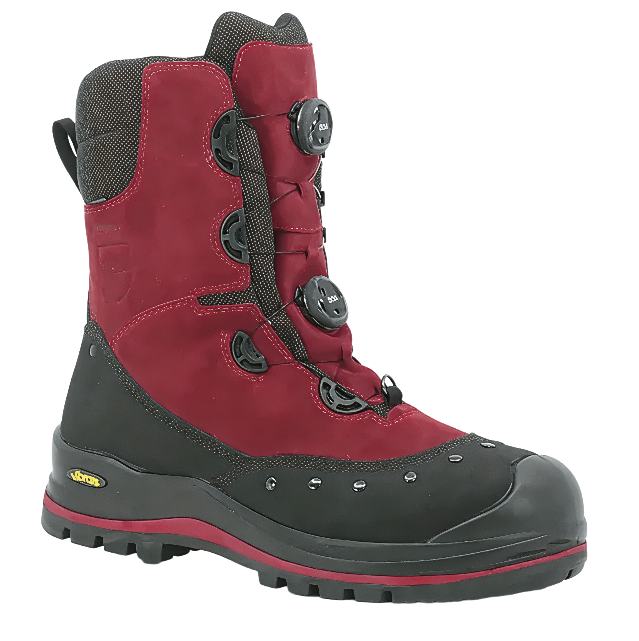 GRISPORT SAFETY RED SUEDE TOTARA CHAINSAW CLASS 2 PROTECTION BOOTS