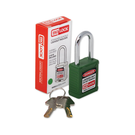 IN2SAFE DIELECTRIC LOCKOUT PADLOCK - STANDARD SHACKLE