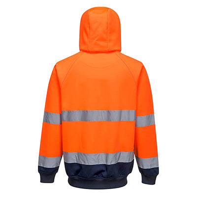 PORTWEST HI-VIS CONTRAST HOODIE