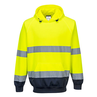 PORTWEST HI-VIS CONTRAST HOODIE