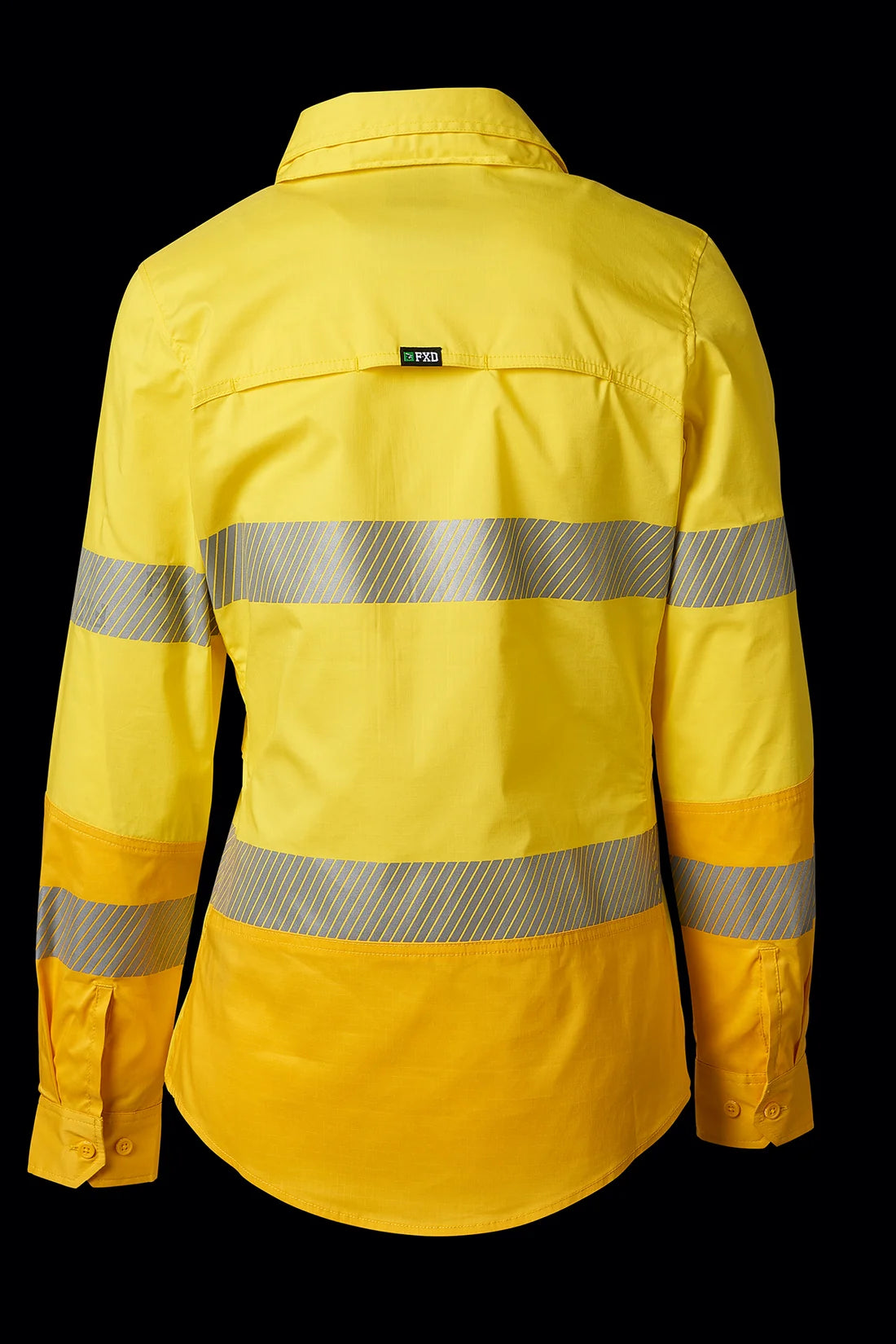 FXD LSH-2W HI-VIS TAPED WORK SHIRT YELLOW