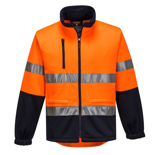 PORTWEST (MA315) HI VIS ZIP WATER REPELLENT BRUSH FLEECE