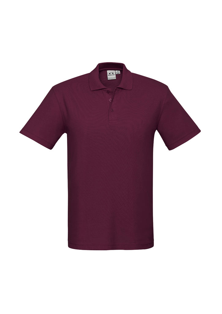 CREW SHORT SLEEVE POLO - MAROON - 1 ONLY
