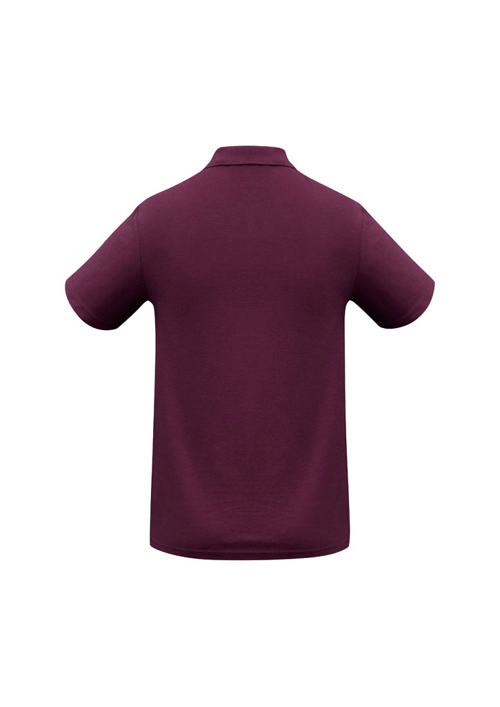 CREW SHORT SLEEVE POLO - MAROON - 1 ONLY