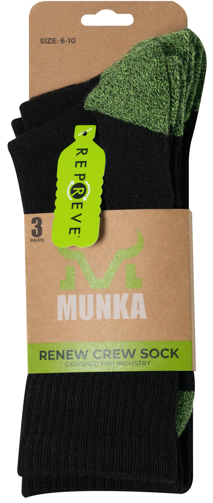 MUNKA 3 PACK RENEW SOCK