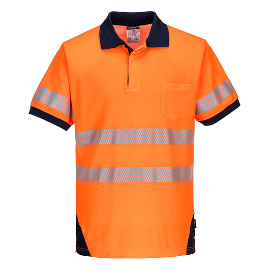 PORTWEST PW3 HI-VIS POLO SHIRT S/S