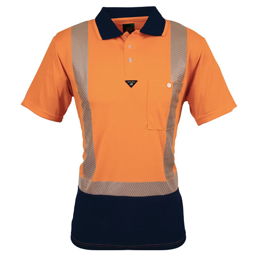 HI VIS INSET POLO