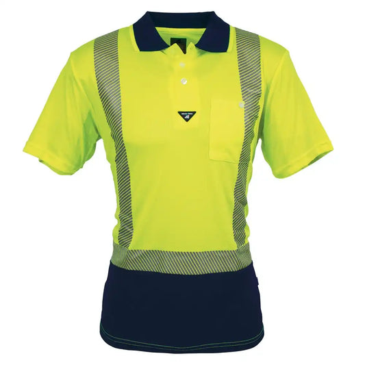 HI VIS INSET POLO