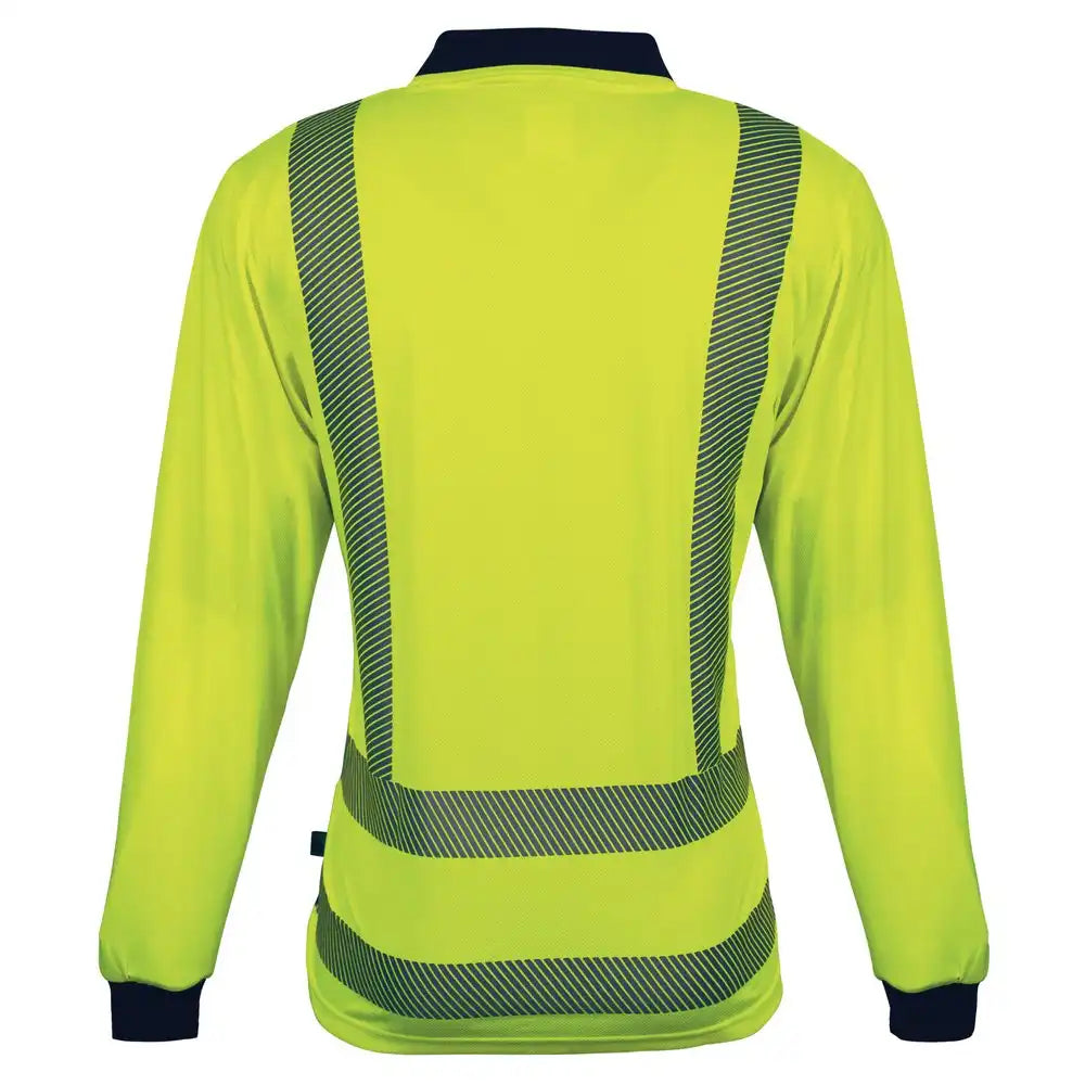 HI-VIS DAY/NIGHT PRIME LONG SLEEVE POLO SHIRT