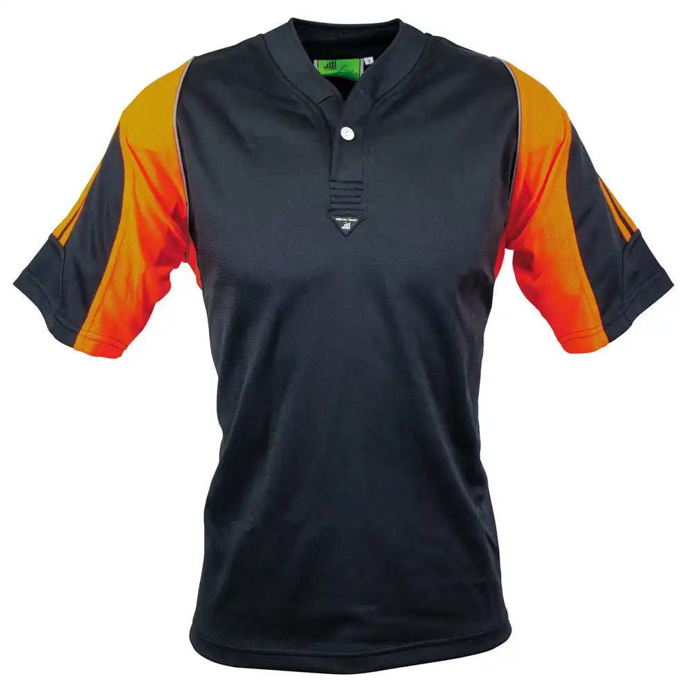 HI-VIS STANDARD NAVY/YELLOW RUGGER SHIRT