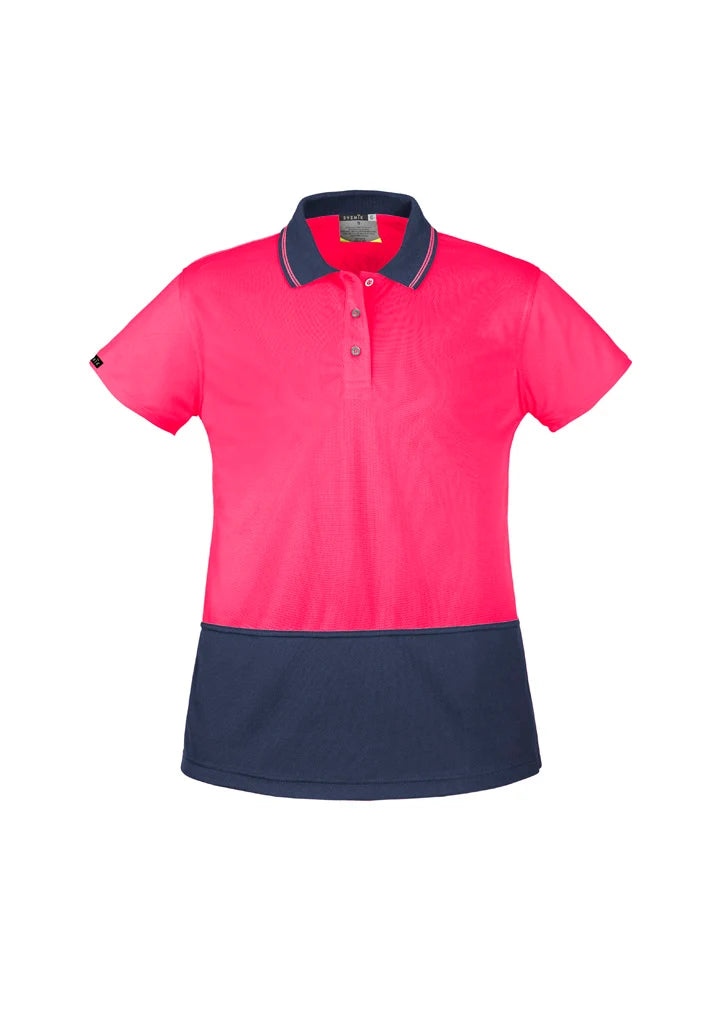 SYZMIK WOMENS HI VIS SS POLO