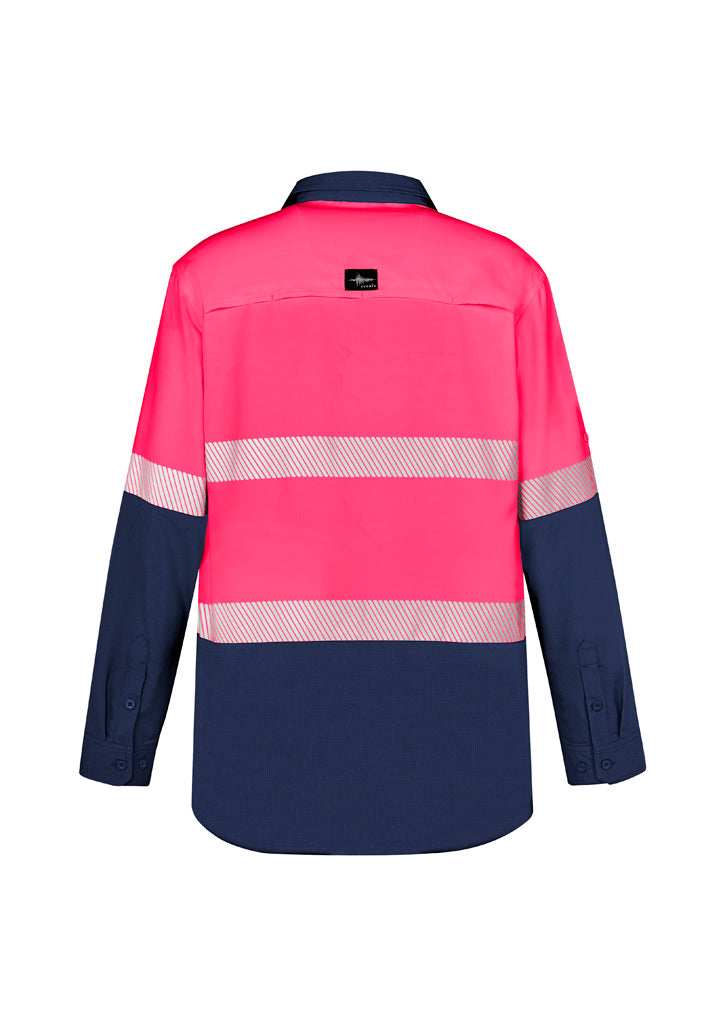MENS HI-VIS OUTDOOR SEGMENTED LS SHIRT - ZW470