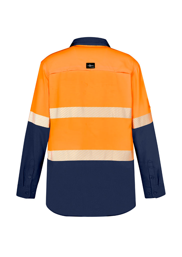 MENS HI-VIS OUTDOOR SEGMENTED LS SHIRT - ZW470
