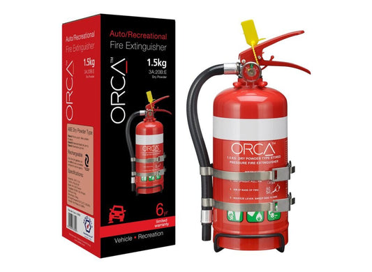 ESKO ORCA 1.5KG DRY POWDER FIRE EXTINGUISHER
