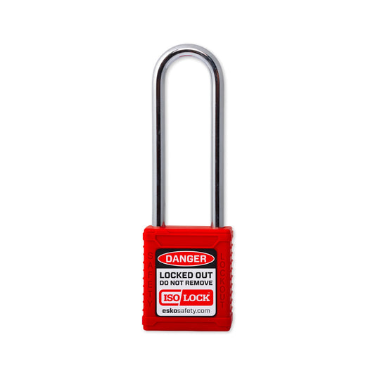 IN2SAFE DIELECTRIC LOCKOUT PADLOCK - LONG SHACKLE